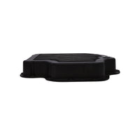 GM TH400 Finned Aluminum Transmission Pan, Stock Depth - Black
