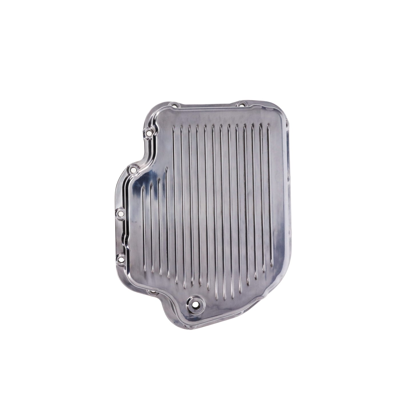 GM TH400 Finned Aluminum Transmission Pan, Stock Depth - Polished