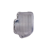 GM TH400 Finned Aluminum Transmission Pan, Stock Depth - Polished