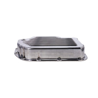 GM TH400 Finned Aluminum Transmission Pan, Stock Depth - Polished