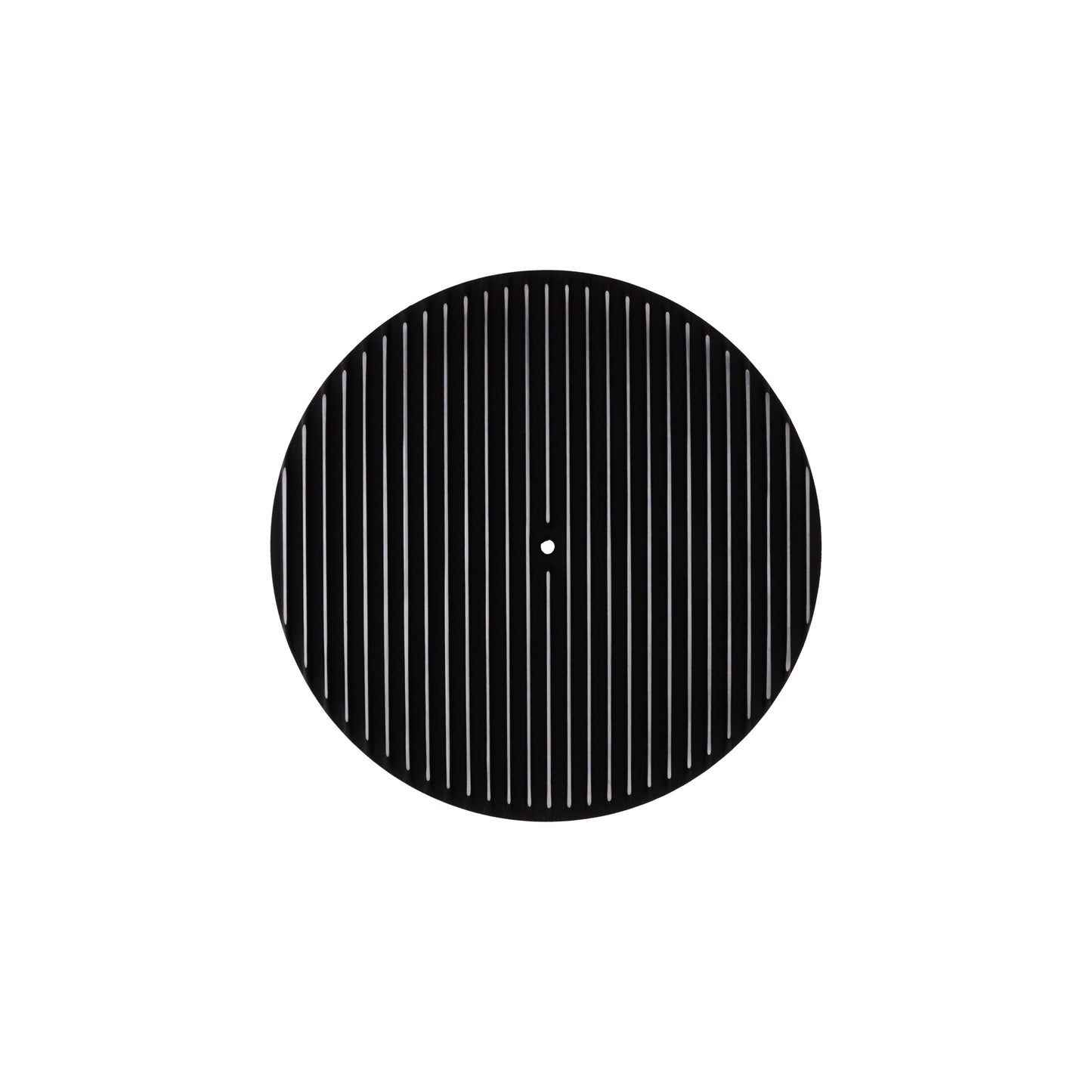 14" X 3" Full Finned Round Aluminum Air Cleaner Kit, Paper Filter, Flat Base - Black