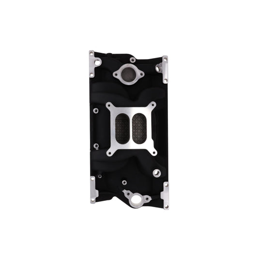 1996-2002 Chevy Small Block Vortec Aluminum Intake Manifold, Dual Plane - Black