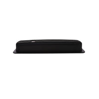 1987-2000 Chevy SB Finned Aluminum Center Bolt Valve Cover, 2 9/16" Ht., 1.25" Hole - Black