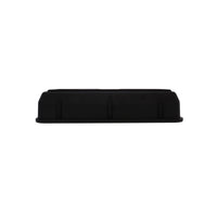 1962-2001 Ford SB 289, 351W Tall Finned Aluminum Valve Cover, 3 13/16" Ht., 1.25" Hole - Black