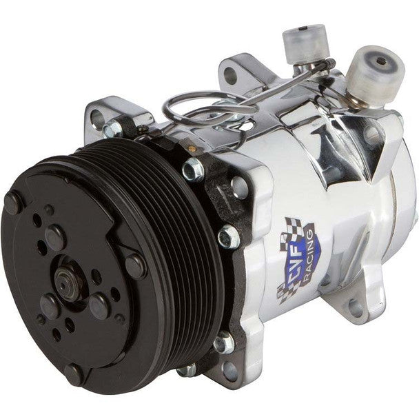 Sanden Style AC Compressor with 8 Rib Pulley