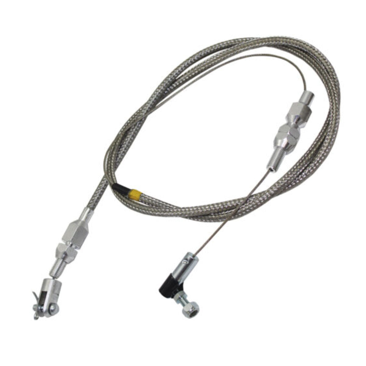 Top Street Performance Universal Braided Stainless Steel Throttle Cable - 36"