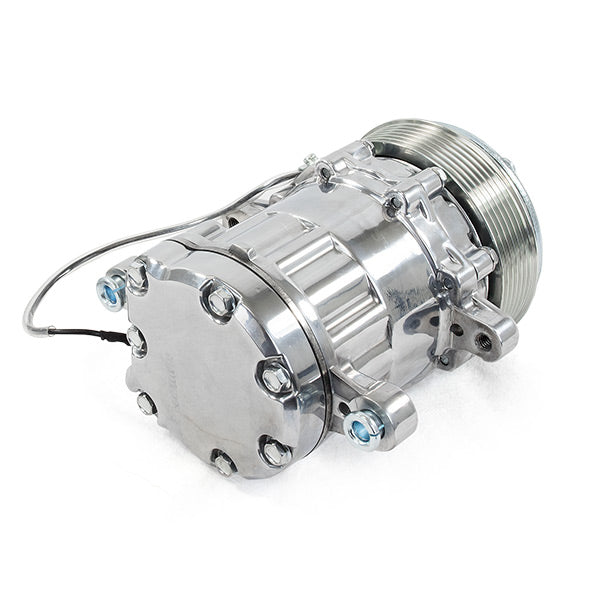 Sanden SD-7 Style Serpentine A/C Compressor - Chrome – Top Street