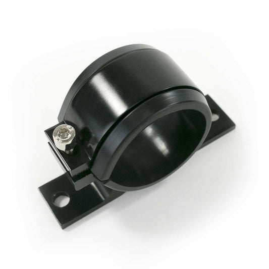 50mm Aluminum Inline Fuel Filter Bracket - Black