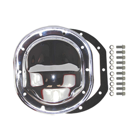 Ford 8.8" 10-Bolt Chrome Steel Differential Cover Kit w/ Gasket & Hardware