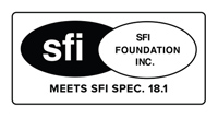 Meets SFI Specification 18.1.