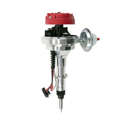 TSP_Pro_Series_Ready_To_Run_Distributor_Late_Chevy_L6_Red_Rotor_JM7723