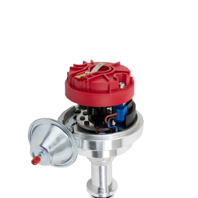 TSP_Pro_Series_Ready_To_Run_Distributor_Ford_170-250_L6_Red_Rotor_Angle_JM7727