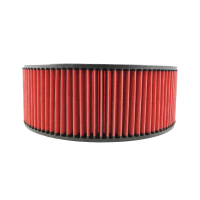 TSP_14x5_Round_Air_Filter_Element_Red_Washable_Synthetic_Straight_SP7145